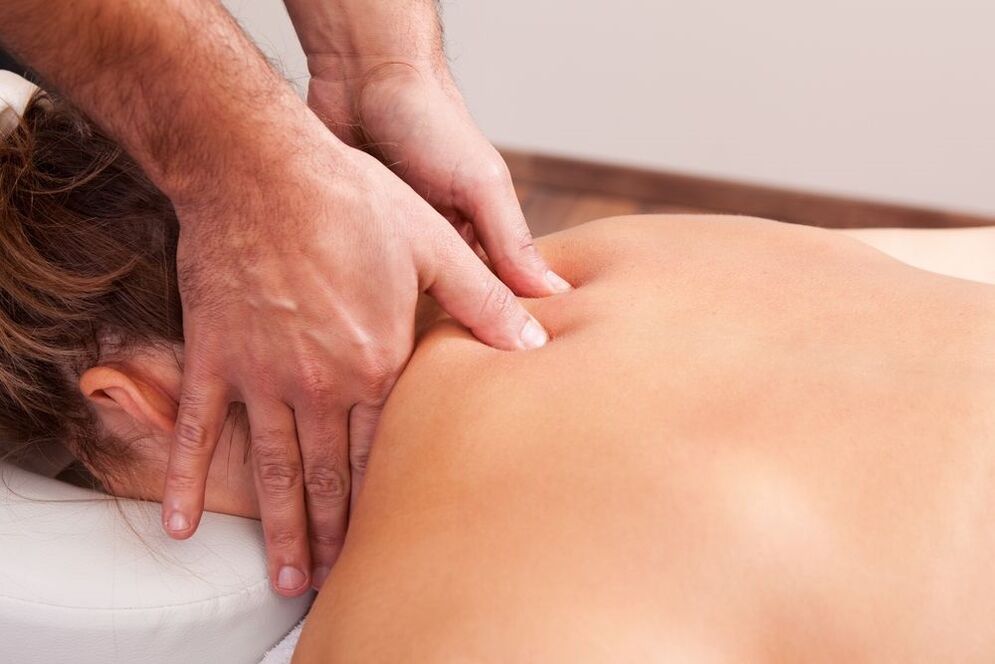 massage pour ostéochondrose cervicale