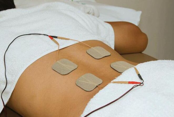 Électrophorèse pour le traitement de l'ostéochondrose thoracique