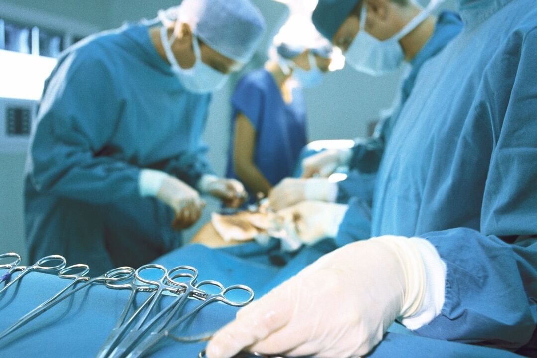 traitement chirurgical de l'ostéochondrose